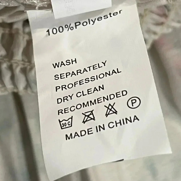 NWT 70/21 Coquette Smocked Puff Sleeve Ruffle Mini Floral Dress Womens Small - Picture 8 of 11